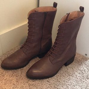 Corso Como leather Raymond combat boots
